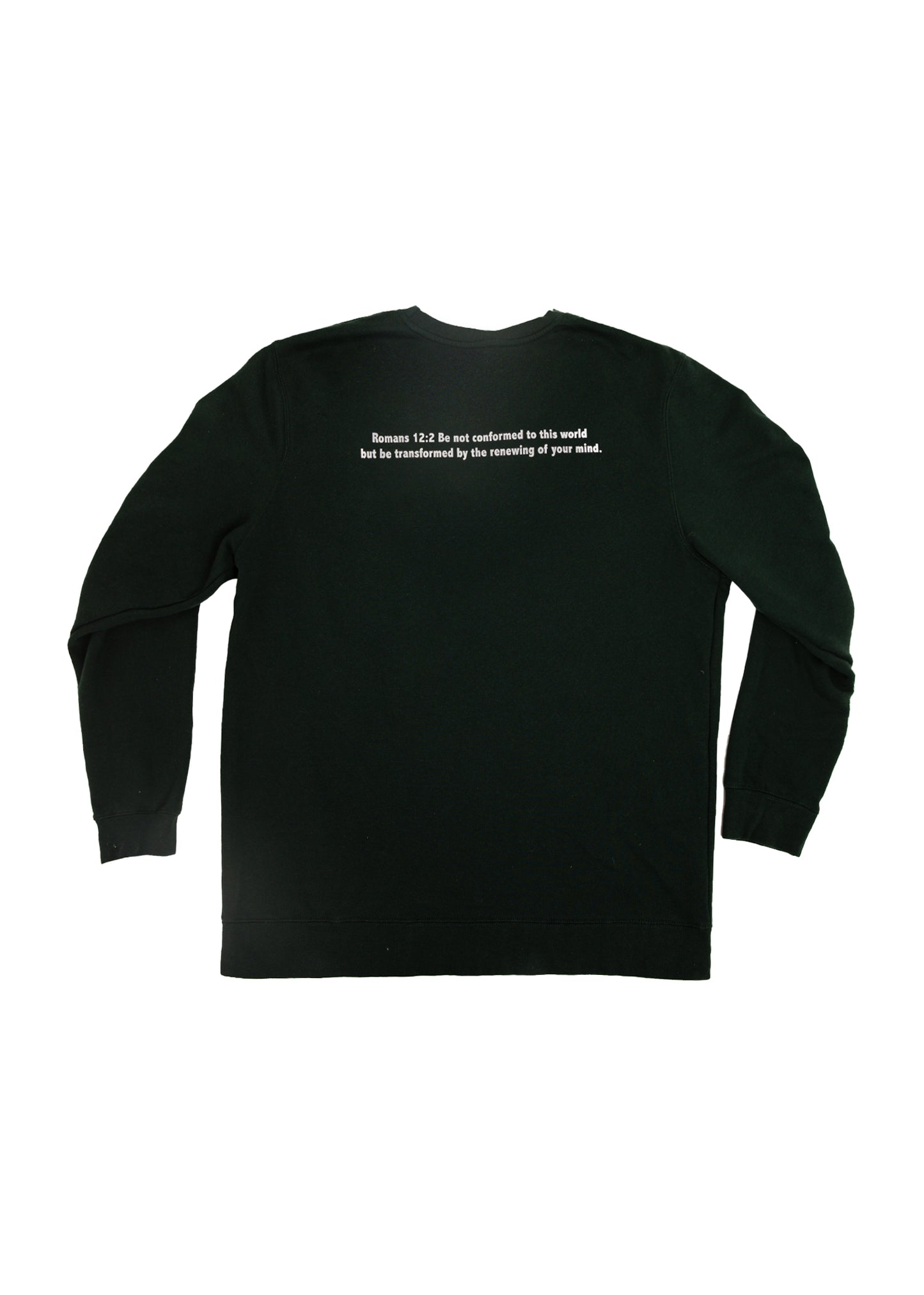 Romans 12:2 Green Long Sleeve